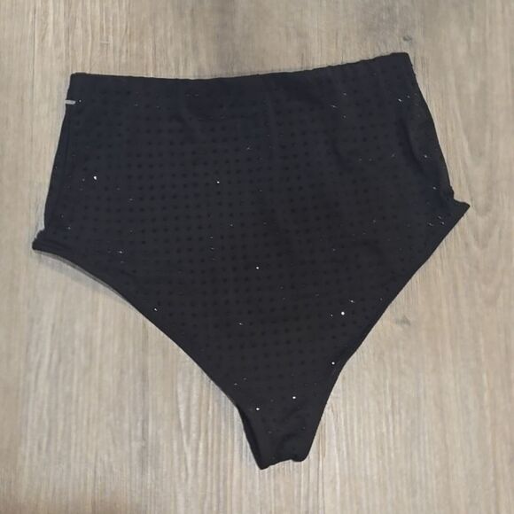 Zara High-Waisted Rhinestone Studded Briefs - Picture 13 of 13
